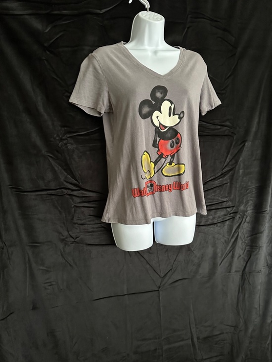 Disney, gray T-shirt with Mickey Mouse, cotton, size M - Picture 3 of 5